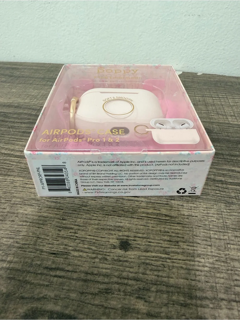 XO Poppy AirPods Pro Case 1 & 2 - Pink